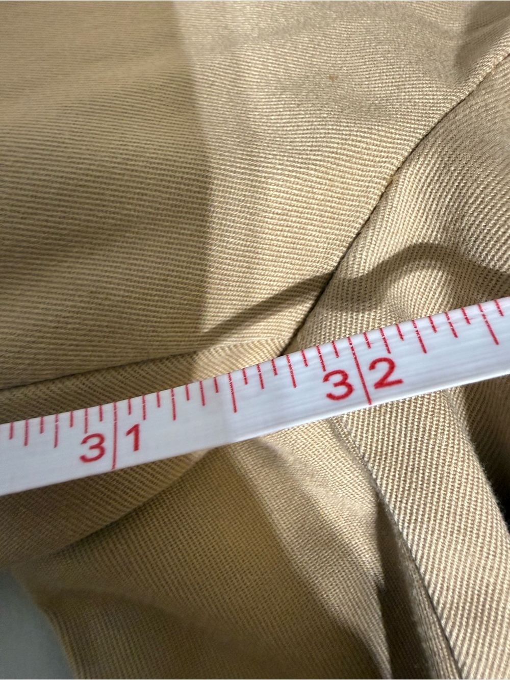 Brooks Brothers Milano Fit Stretch Chino Pants Khaki Tan Mens 35x34 - Picture 11 of 12